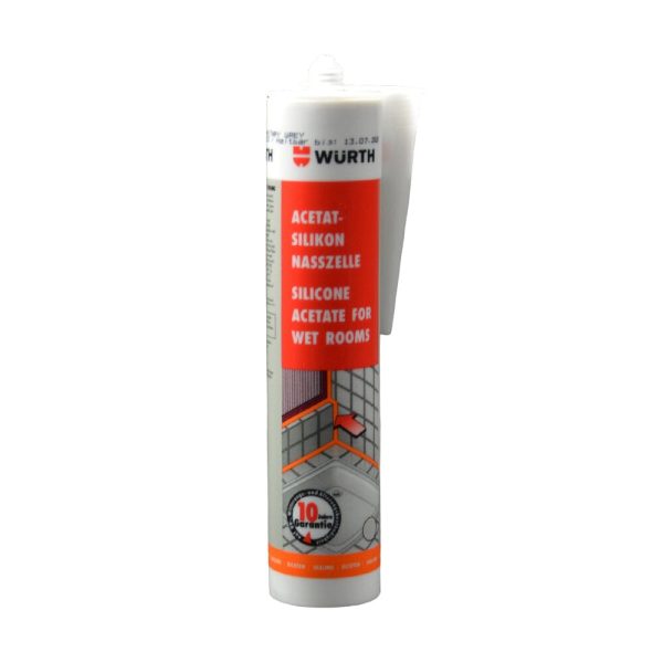 Würth Acetatsilikon Nasszelle Sanigrau 310ml
