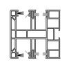 Aluprof PVC-Mini Führungsschiene PPDM-P60/12