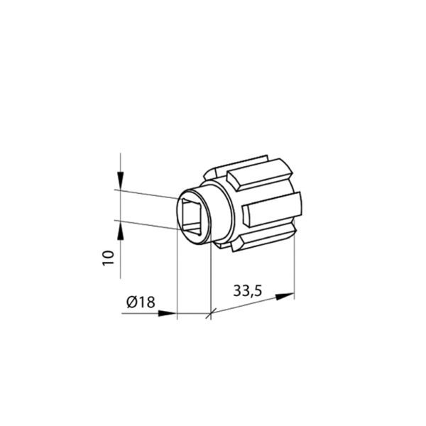 Aluprof Kapseladapter AOBS/OS/T