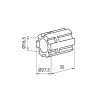 Aluprof Kapseladapter AOBS/T