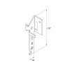 Aluprof Einlaufstutzenhalter USL/T