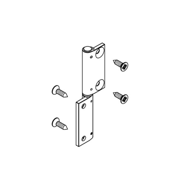 Aluprof Aluminiumscharnier ohne Feder Rechts