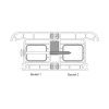 Ejot Fenster Kopplungsschraube Typ MS 4,8x65 Set