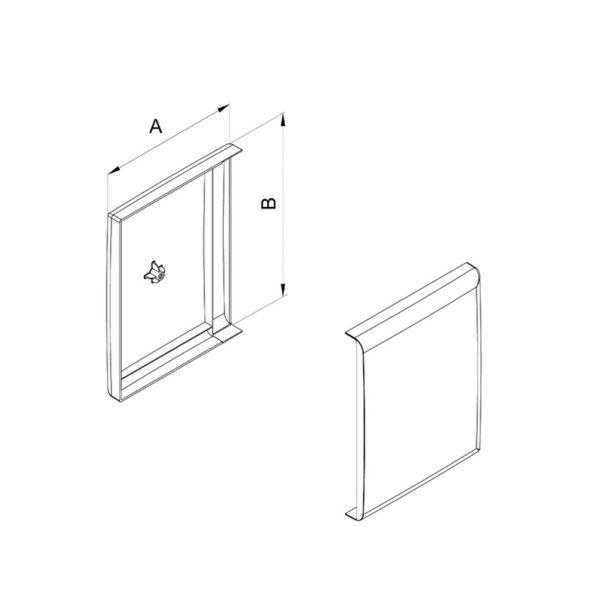 Aluprof Abdeckung der Blendkappe NPB SKT 255/240