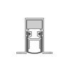 Athmer Automatische Türdichtung Schall-Ex Duo L-15/28 OS 1083mm