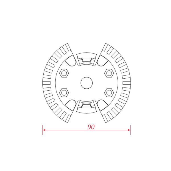 BeClever Motorlager ROEM60 SW60