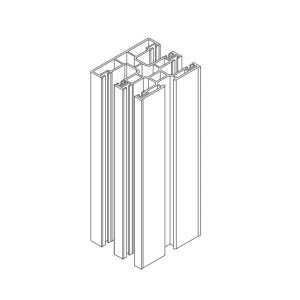 BeClever PVC Mini Doppelführungsschiene mit Insektenschutz CBPG09