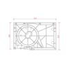 BeClever Seitenwand des Kastens 165x255 CB AE 10