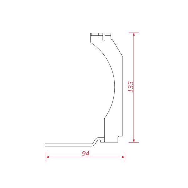 BeClever Statikkonsole 165x175 CBAR11