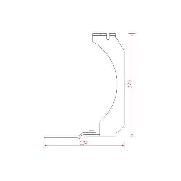 BeClever Statikkonsole 205x215 CBAR22
