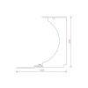 BeClever Statikkonsole 205x255 CBAR23