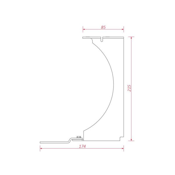 BeClever Statikkonsole 245x255 CBAR33