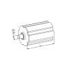 Eckermann Walzenkapsel RW mit Stift 120mm RW65