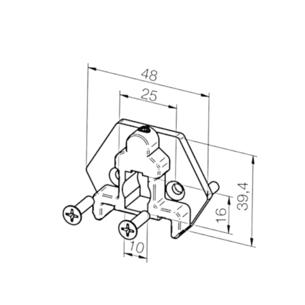 Elero Adapterplatte Motorlager Revoline M T9