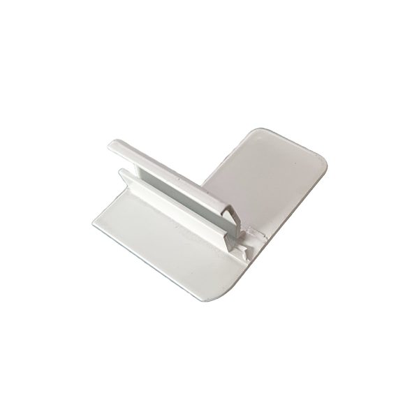 Gutmann Alu-Bordstück B404 50mm 592374 Weiss RAL9016 Rechts