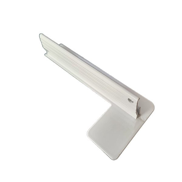 Gutmann Alu-Borstück B404 130mm 592374 Weiss RAL9016 Links