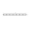 MK Kammerprofil 7/120mm Selbstklebend