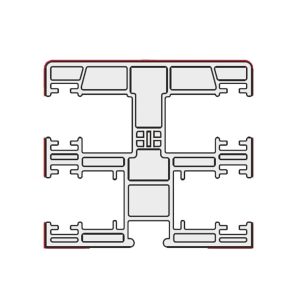 Portos PVC Führungsschiene NPR-010 60/54 mm
