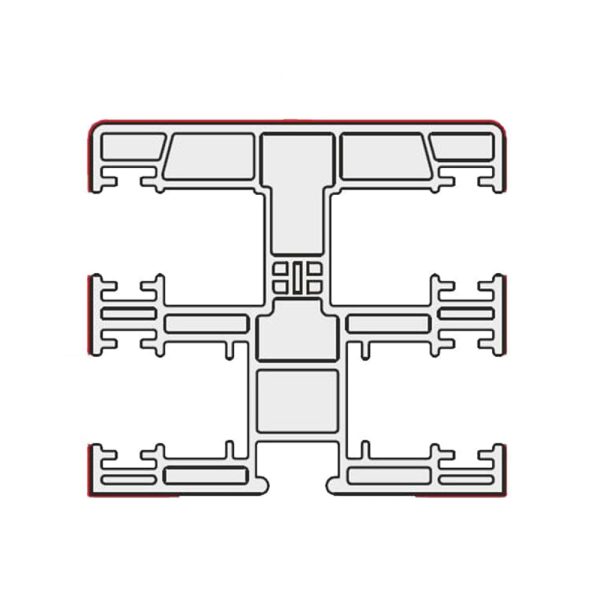 Portos PVC Führungsschiene NPR-010 60/54 mm