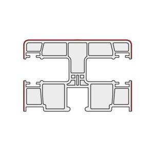 Portos PVC Führungsschiene RK-18M 60/40/17 mm