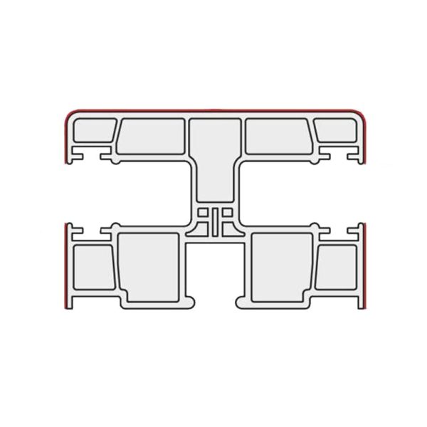 Portos PVC Führungsschiene RK-18M 60/40/17 mm