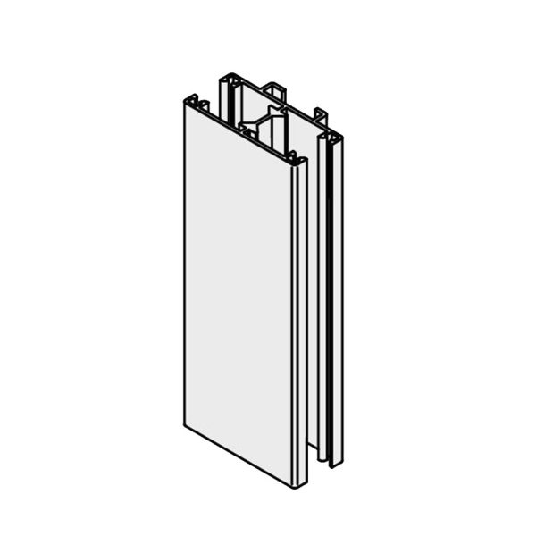 Portos Raffstore Alu Doppelführungsschiene F-PPD-40
