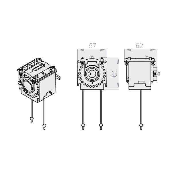 Portos Raffstore Aufroll- und Hebeantrieb Z90
