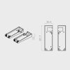 Portos Raffstore Untere PVC-Endkappe der Führungsschiene F-FBR-030