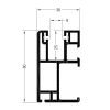Rehau PVC Mini Führungsschiene 1617049