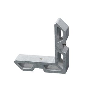 Aluprof Eckverbinder aus Aluminium 55x55x16mm Anschrauben 
