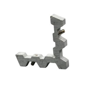 Aluprof Eckverbinder aus Aluminium 55x55x8mm Anschrauben Set