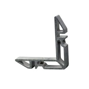 Aluprof Eckverbinder aus Aluminium 79x79x16mm Anschrauben