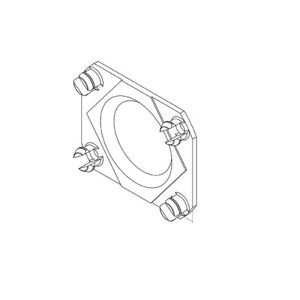 Aluprof PVC Kugellagerhalter LO28/T