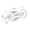 Aluprof Rolltor ALU Kapsel SW70 mit verstellbarem Stift - Fenstergigant