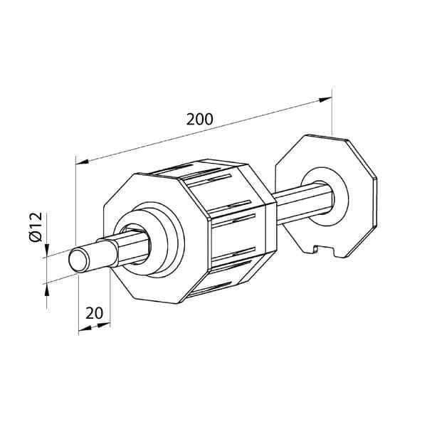 Aluprof Rolltor ALU Kapsel SW70 mit verstellbarem Stift - Fenstergigant