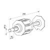 Aluprof Rolltor PVC Kapsel SW60 mit verstellbarem Stift