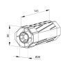 Aluprof Walzenkapsel SW60 145mm - Fenstergigant