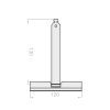 Aufhängefeder Stahl 130mm zum Einhängen für Rollladen mit Elektro Funkantrieb Set - Fenstergigant