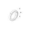 Befestigungsring 88mm der Hochschiebesicherung SW60 Set - Fenstergigant