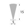 Bürstendichtung für Rollladenkasten Abdichtung 5x15mm - Fenstergigant