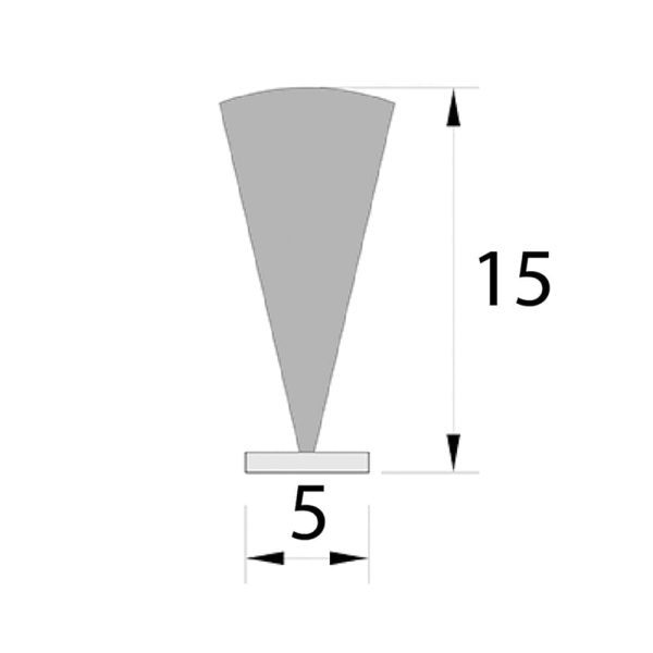 Bürstendichtung für Rollladenkasten Abdichtung 5x15mm - Fenstergigant