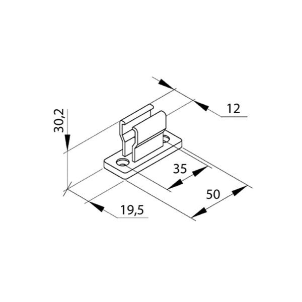 Cherubini Kurbelhalter für Rollladen Markisen Kurbelstange RAL 9016 - Fenstergigant