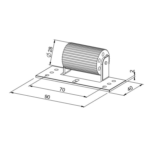 Eckermann Abdruckrolle 34mm