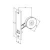 Eckermann Unimat Einlass Gurtwickler UP für 22mm breiten Gurt