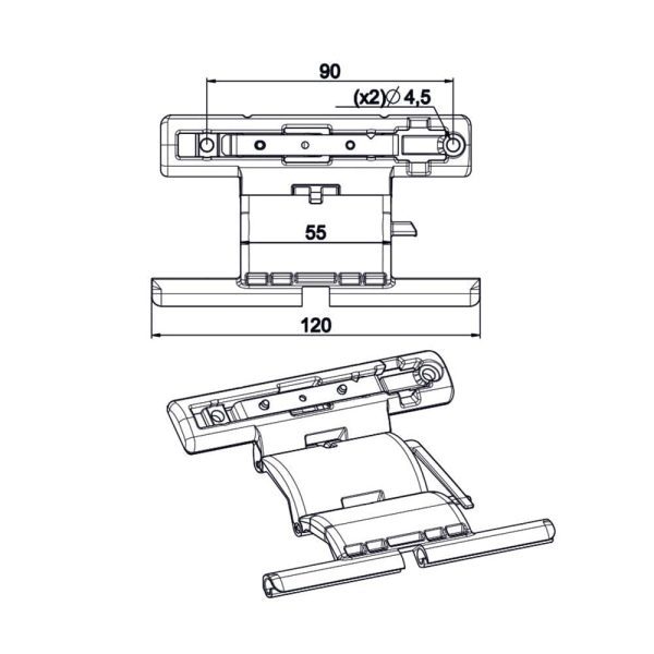 Eckermann Wellenverbinder OKTOEASY 2-gliedrig SW40
