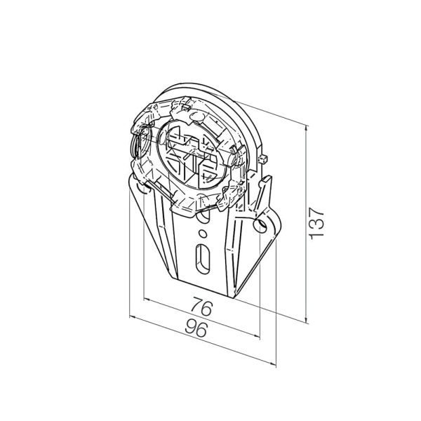 Elero Universal Motorlager Ausrastbar
