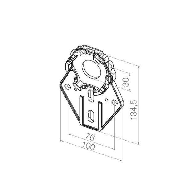 Elero Universal Motorlager bis 50 Nm