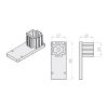 Endkappe für Rollladen Führungsschiene 66mm Set - Fenstergigant
