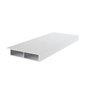 Exte PVC Deckleiste 20/7 mit Nase und Selbstklebend