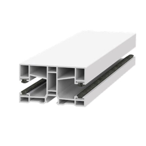 Exte PVC-Mini Doppelführungsschiene 50982